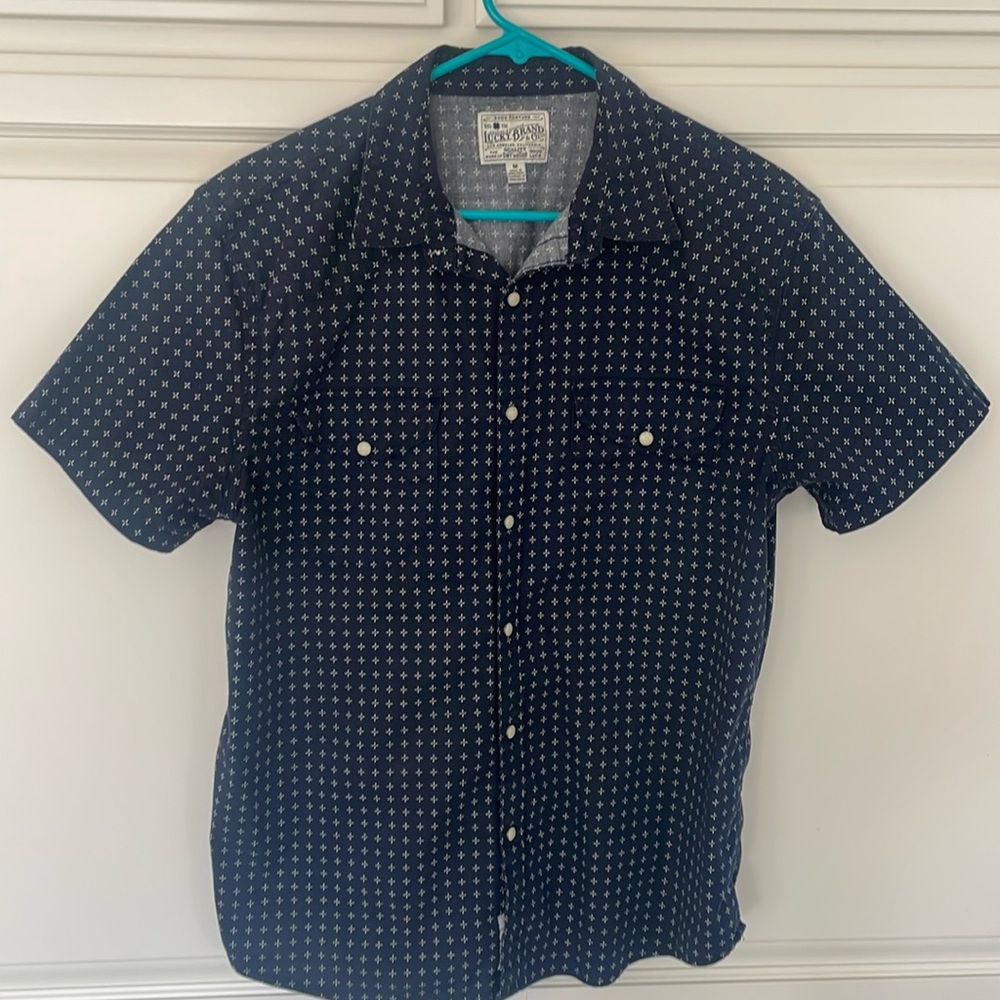 Lucky Brand men’s snap button down shirt